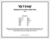 We 3 Kings Jazz Ensemble sheet music cover